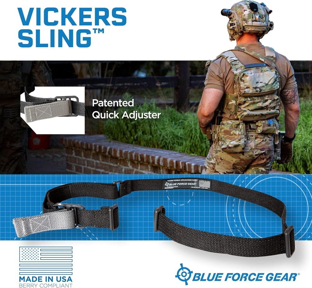 Vickers Sling - Patented 2-Point Adjustable Sling for Tactical Use