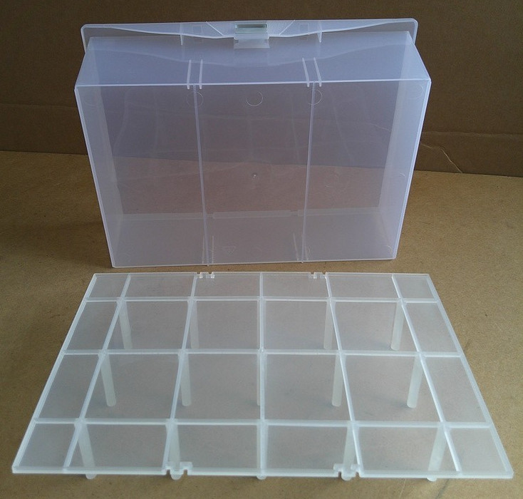 DOLEDO 30-Spool Thread Two-Drawer Carrier Storage Box With Carry Handle