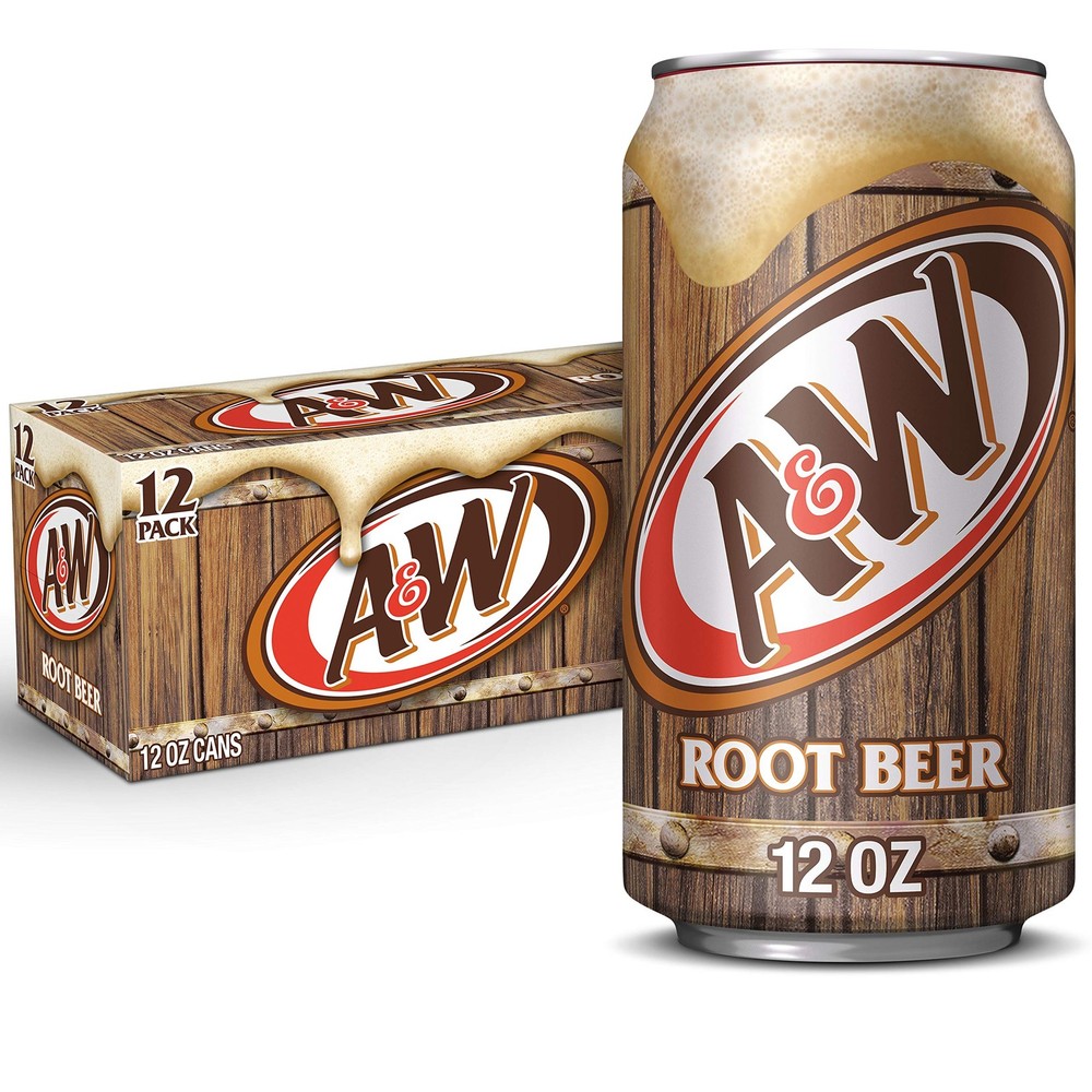 Root Beer Soda 12 Pack - 12 fl oz Cans for Refreshing Flavor