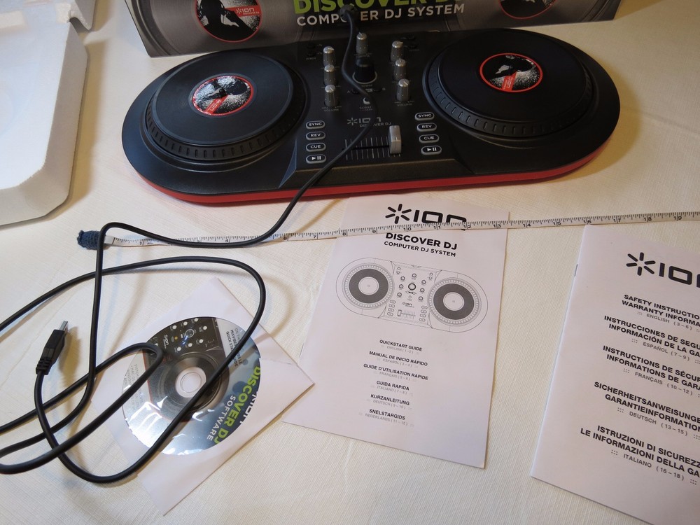 BE THE DJ discover computer system mixing ION scratch mixvibes software USB EUC