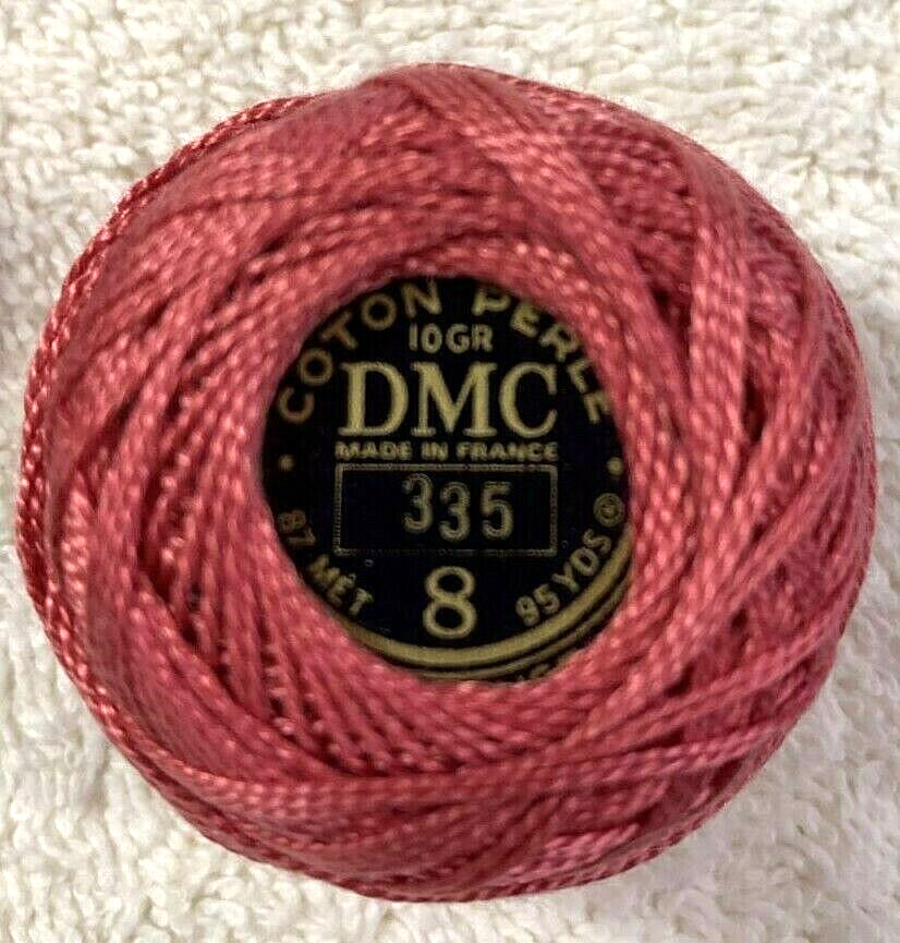 DMC Perle Cotton Thread Size 8 Rose 335 95 Yards