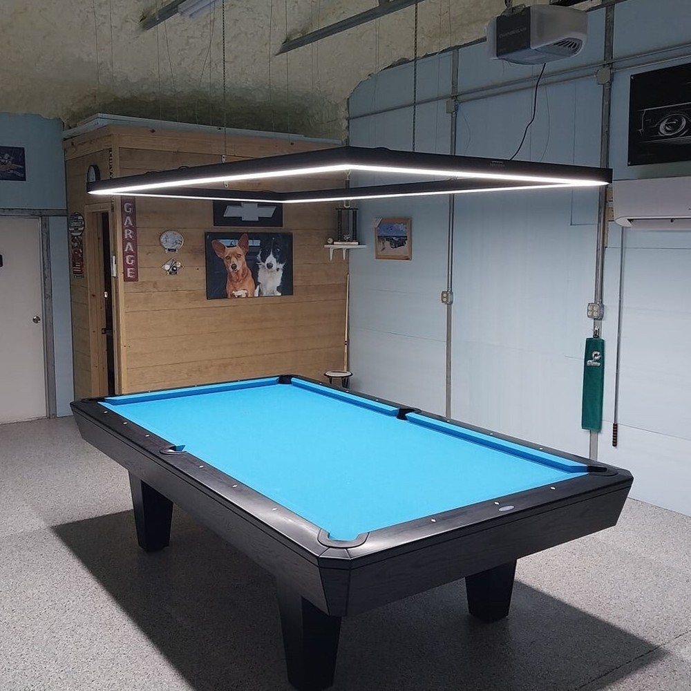 7FT Dimmable Perimeter Billiard Lights Modern LED Pool Table Lighting
