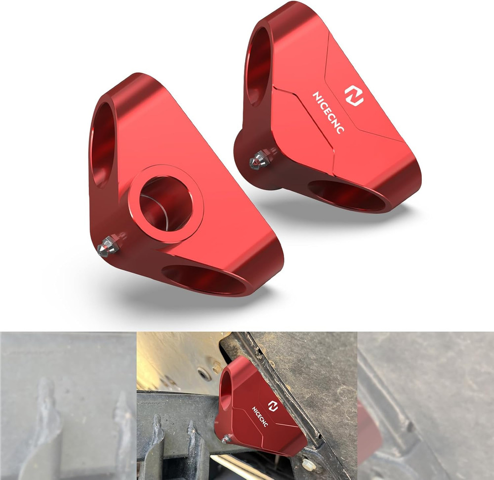 Red Motorcycle Winch Hook Bracket for Can Am Defender & Commander 4X4