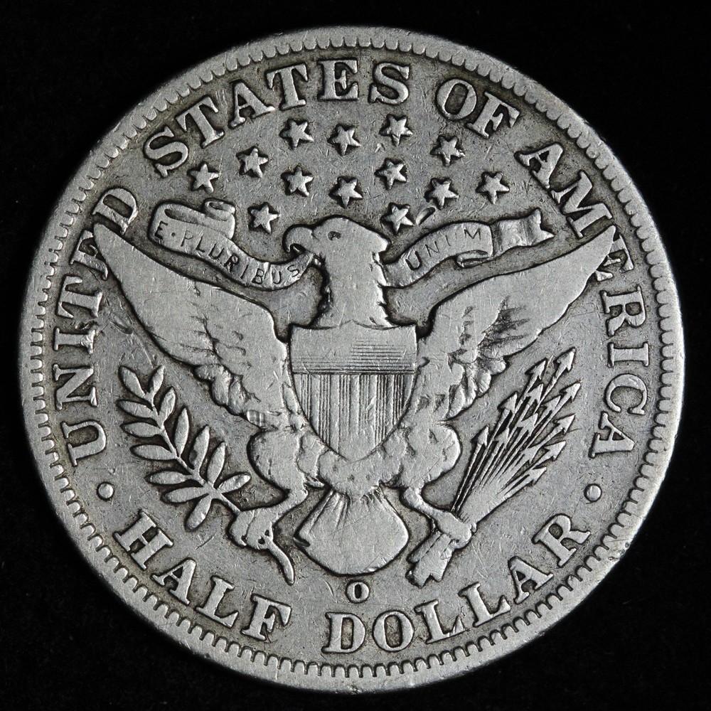 1894-O Barber Silver Half Dollar FINE++ E314 SDMO