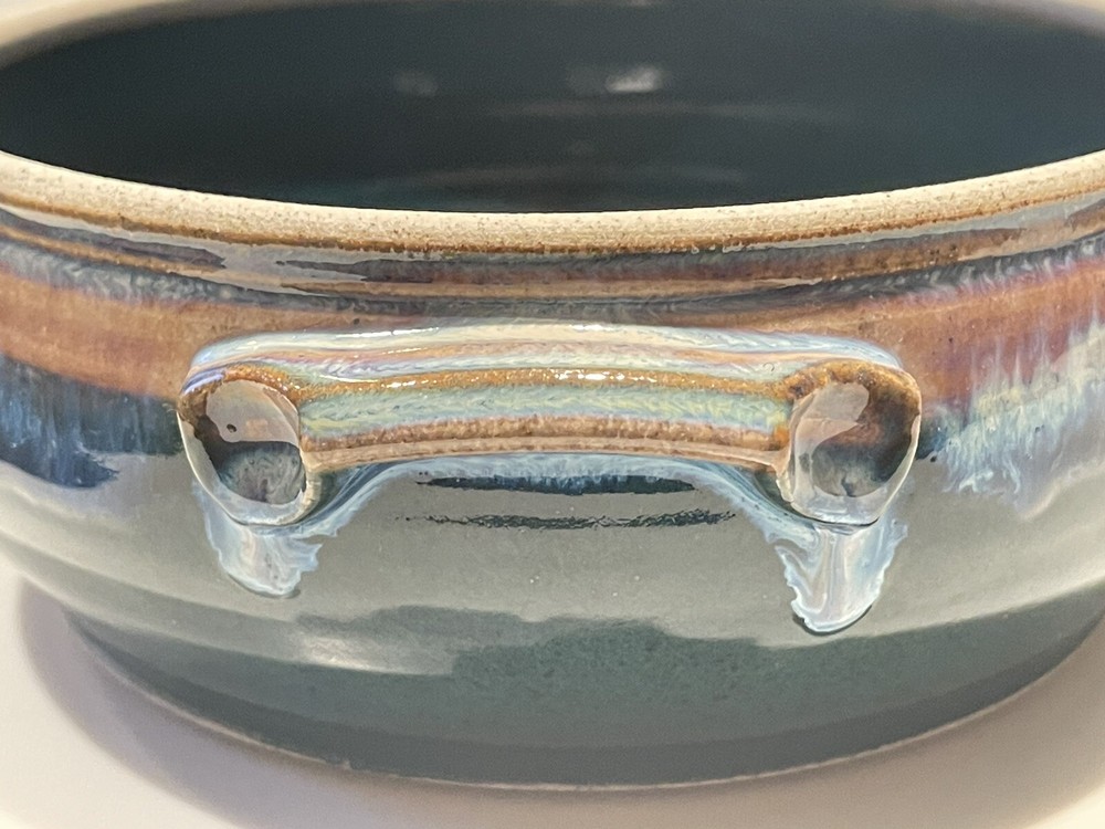 Don Herron Studio Pottery Lidded Covered Casserole Dish EUC