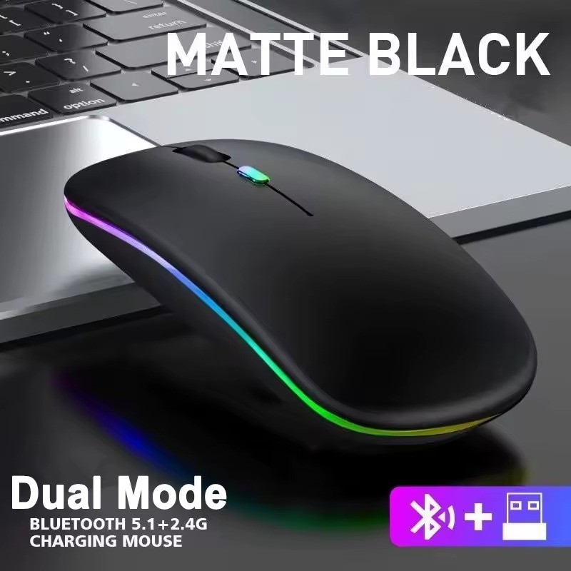 Bluetooth Wireless Keyboard Mouse Rechargeable For IOS Android Windows Tablet Fo