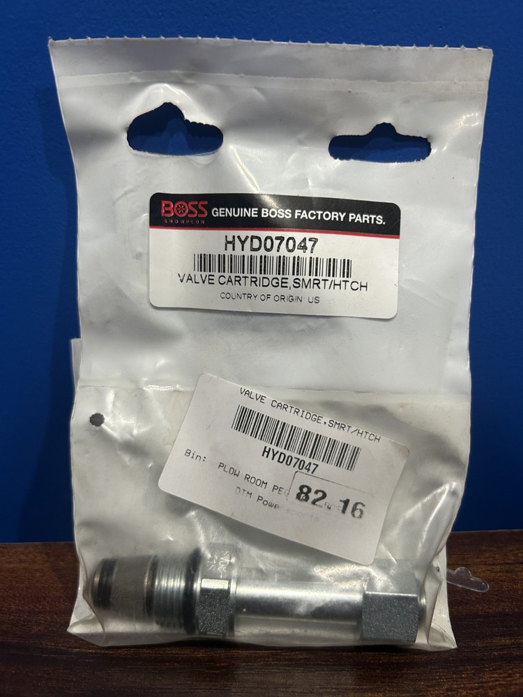 BOSS PLOWS HYD07047 - VALVE CARTRIDGE,SMRT/HTCH