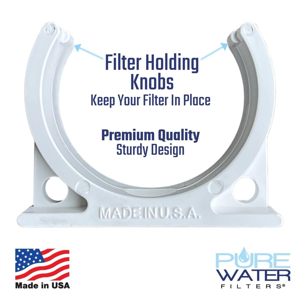 Mounting Bracket for Inline Water Filters (Ice makers, Refrigerators, Undersi...
