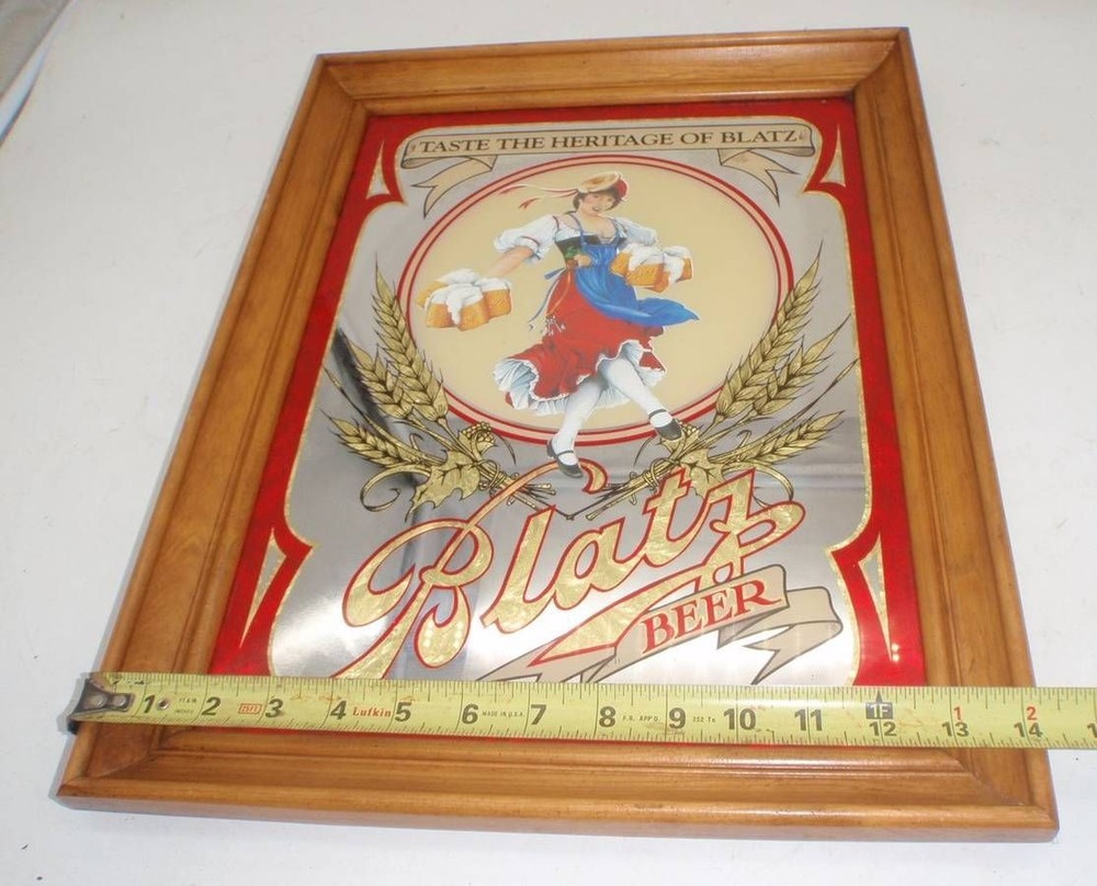 Blatz Beer Mirror Sign