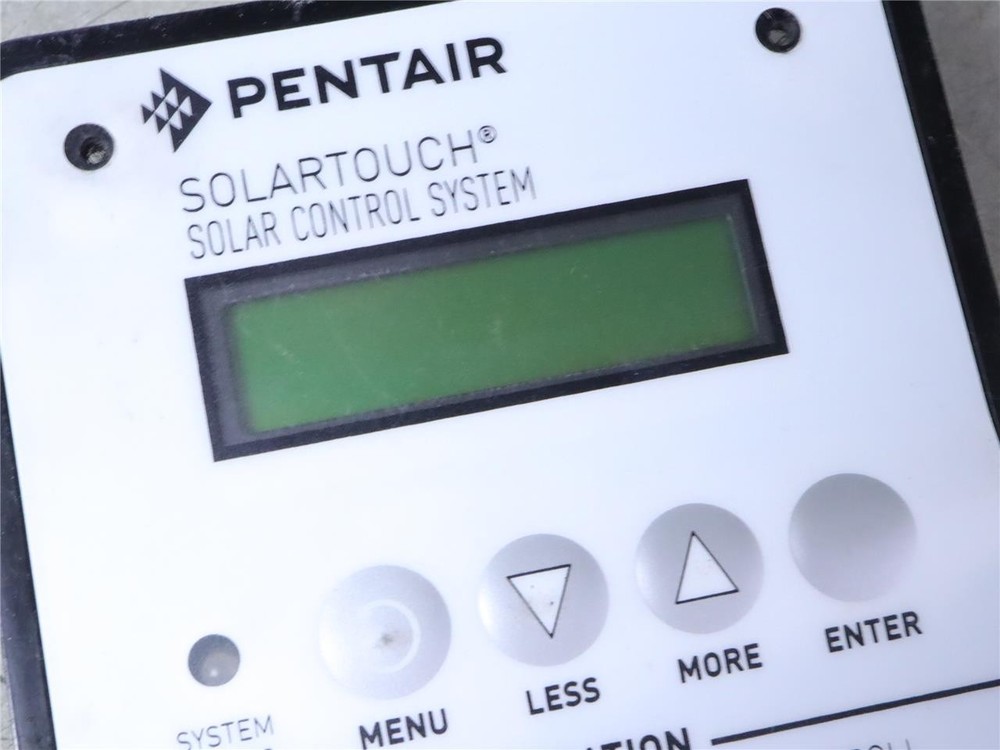 Pentair SOLARTOUCH Solar Control System Universal Control Display Panel