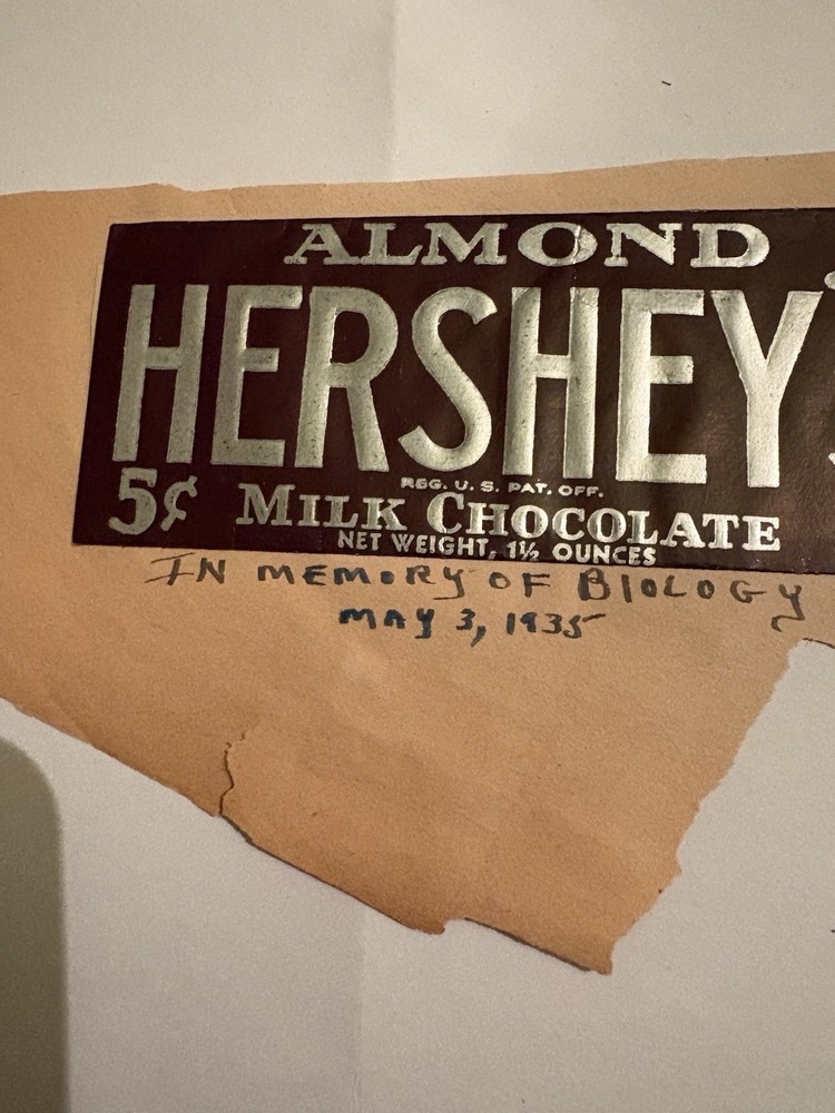 1930s Hershey’s Almond Candy Bar Wrapper