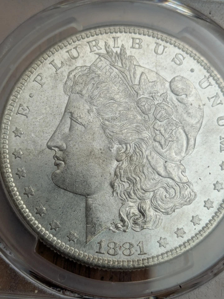 1881 S Morgan Silver Dollar PCGS MS-64