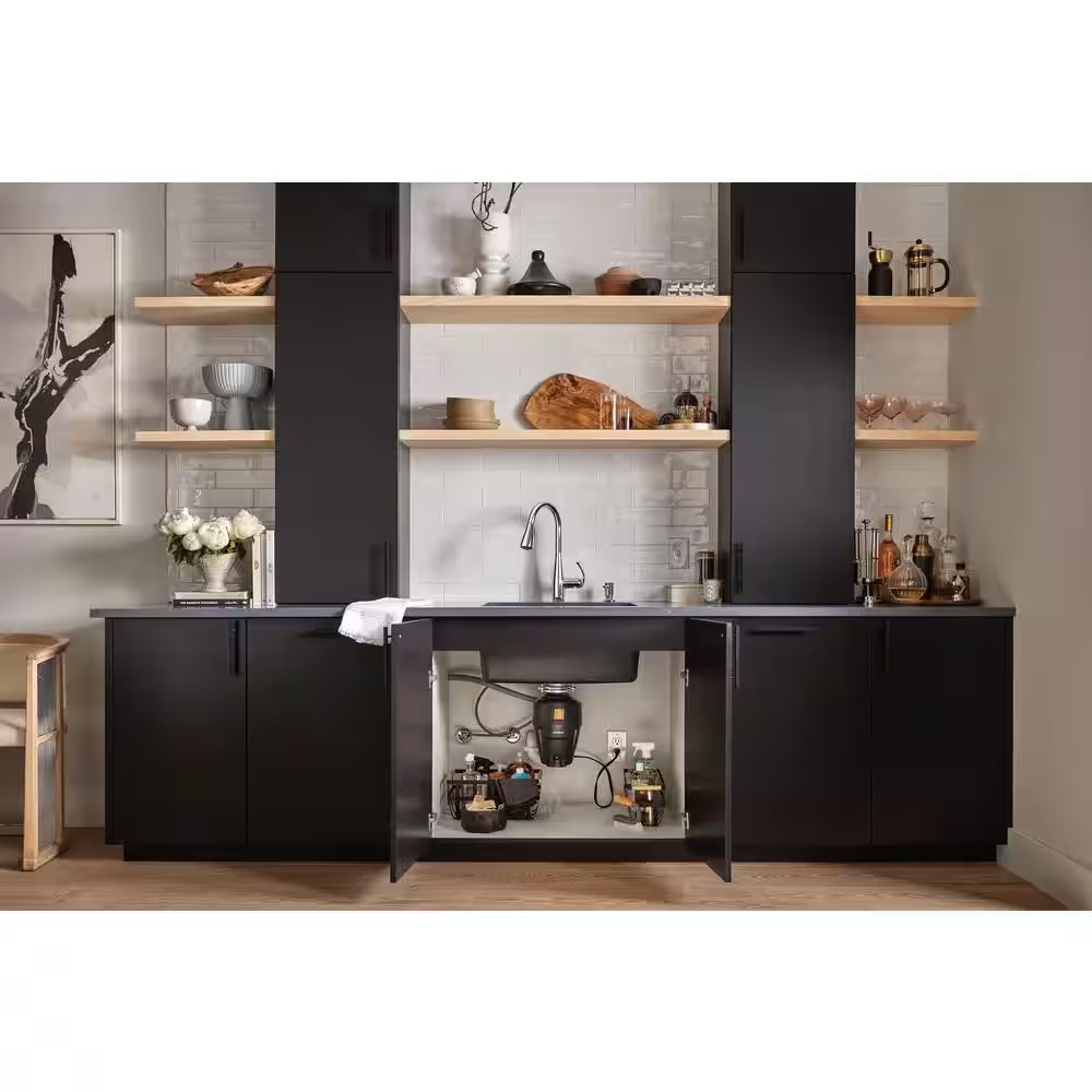 Host Series 3/4-HP Continuous Feed Space Saving Garbage Disposal with Sound Redu