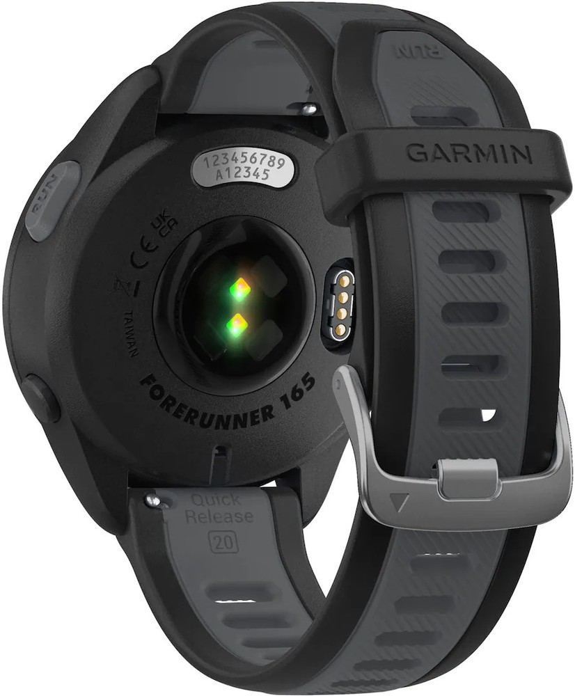 Garmin Forerunner 165 Running Smartwatch AMOLED Display Training Black / Slate