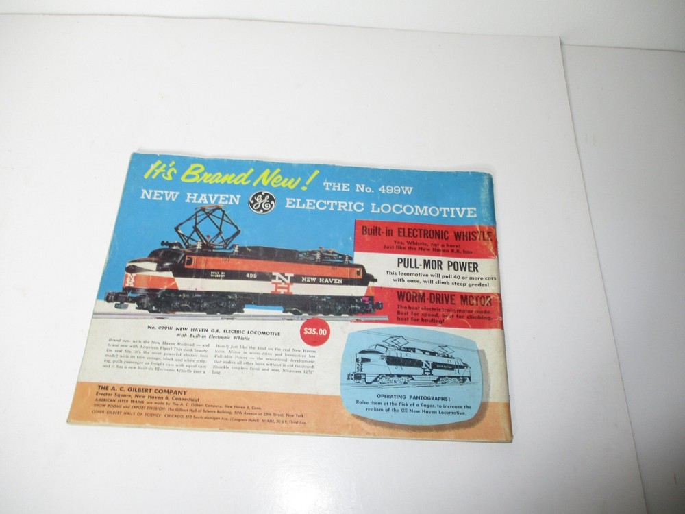 Original 1956 Gilbert American Flyer Model Train Catalog