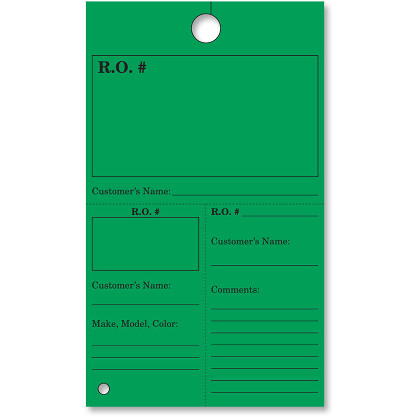 Hang Tag Mini RO Unnumbered (100)