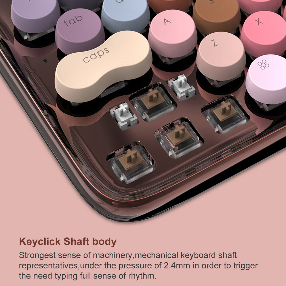 Lofree wireless Bluetooth mechanical keyboard for Windows iOS Mac Android