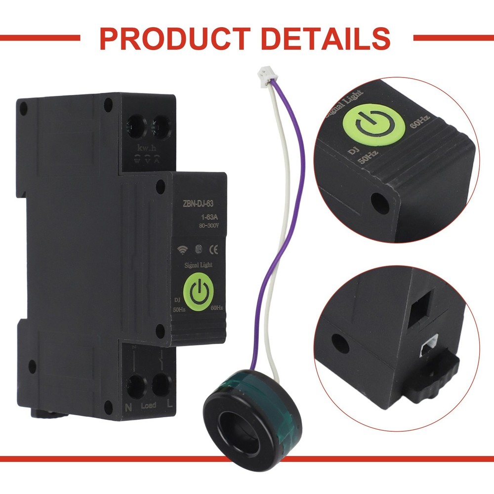 Overcurrent Protection Easy Installation Process Hands-free Energy Control