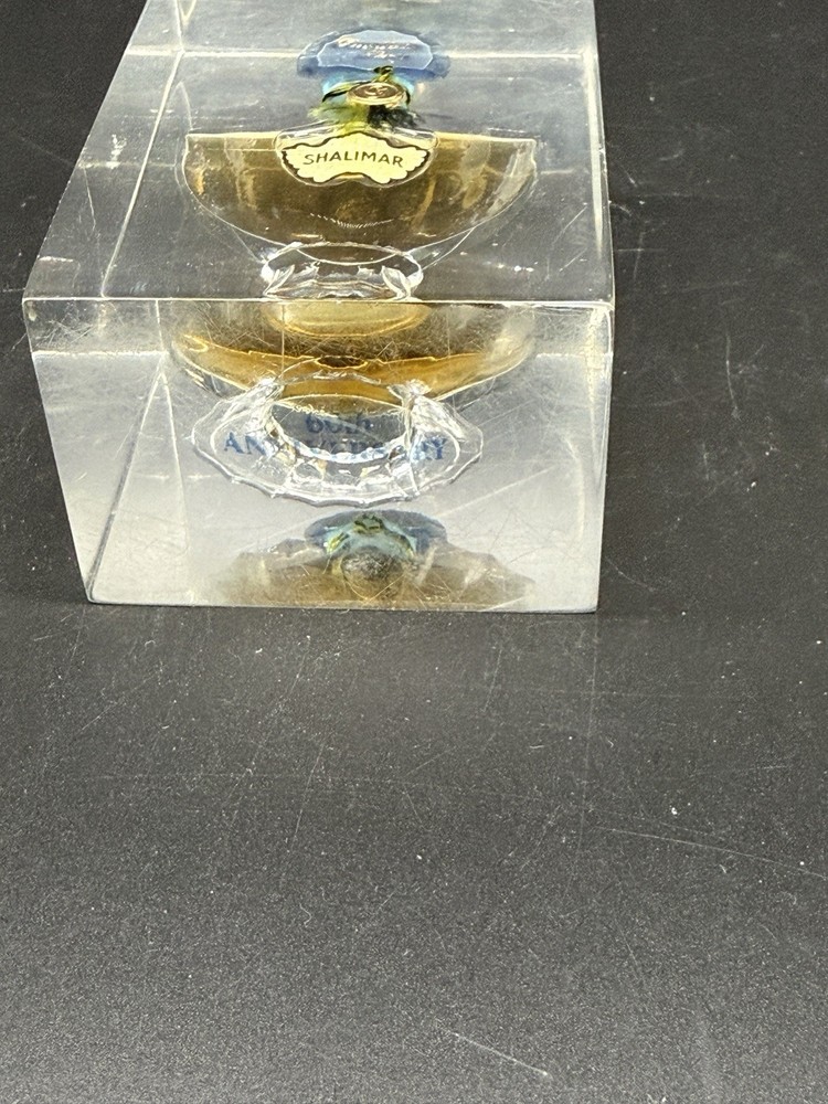 Guerlain Shalimar 60th Anniversary Lucite Cube Commemoration
