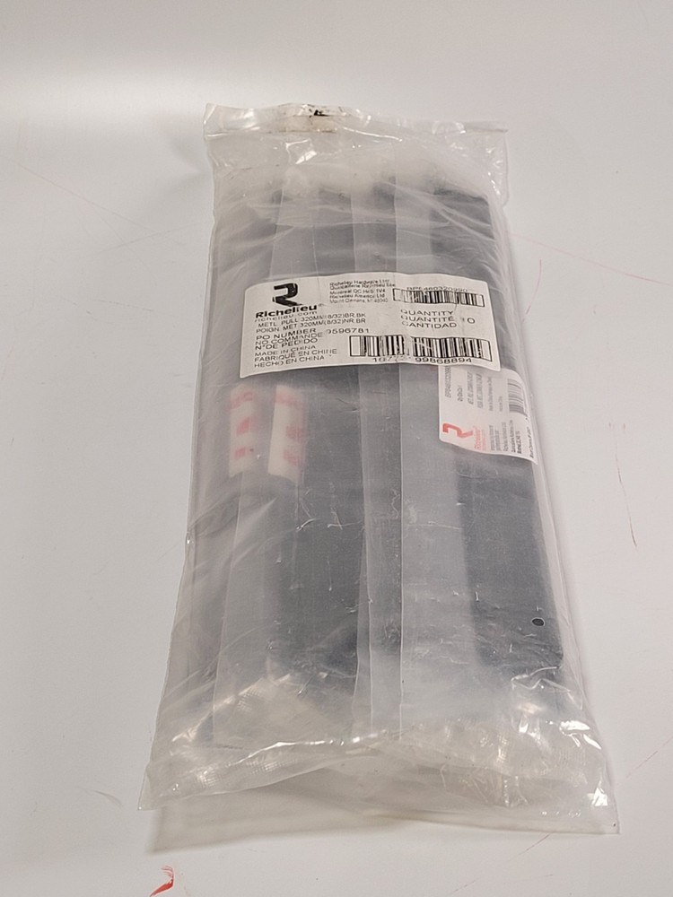 Richelieu BP8460320990 Modern Aluminum Pull Handle Model 8460 10 Pack