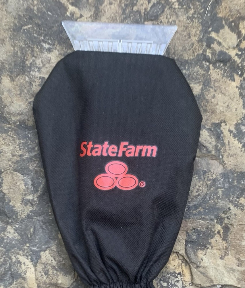 State Farm Ice Scraper Glove Mitt. Used