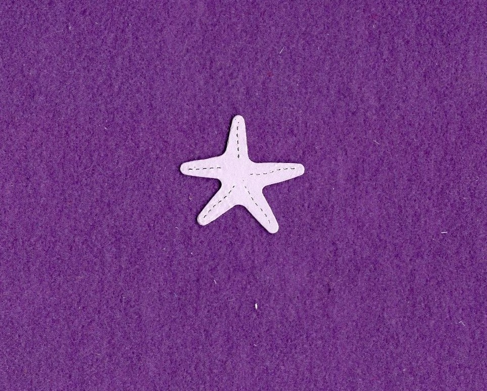 STAR FISH die cuts Scrapbook cards