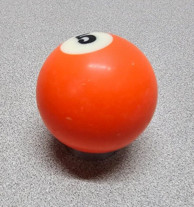 VTG Replacement Billiard Pool Ball 2 1/4" Diameter Standard # 5 Solid Orange*