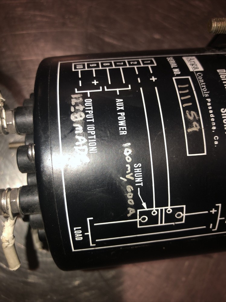 Arga Controls 25-452 Digital Switch Board DC Ammeter