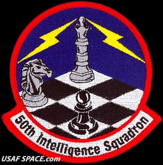 USAF 50TH INTELLIGENCE SQUADRON - Ramstein AB, Germany - ORIGINAL VEL PATCH