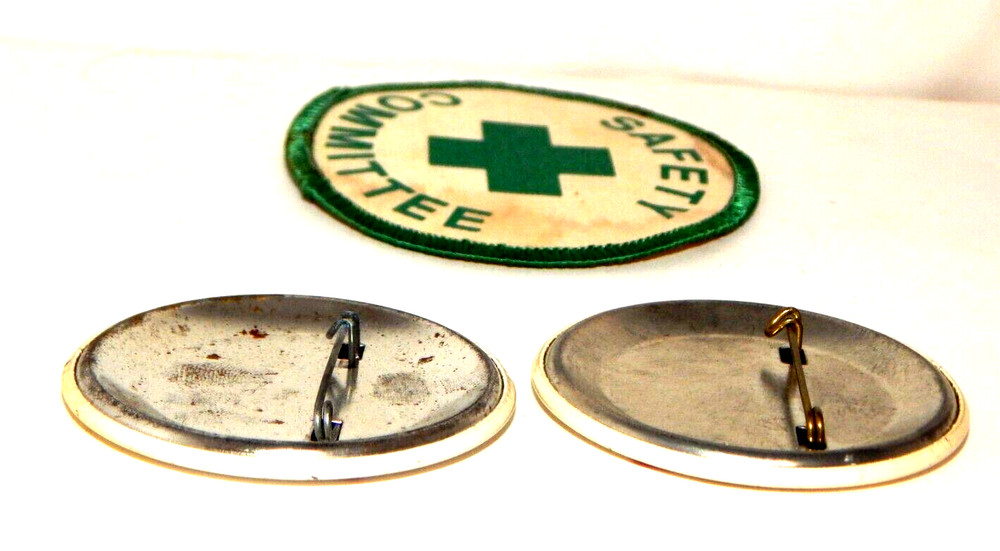 Vintage TWU Pins & Patch Safety