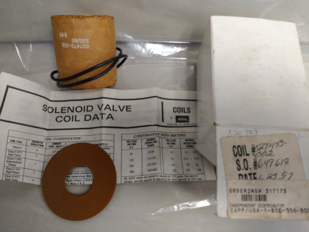 ASCO COIL 027473-002