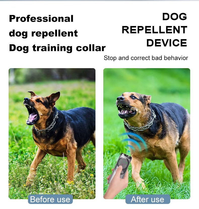 LED Ultrasonic Dog Repeller Effective Bark Control Device to Stop Barking Deter
