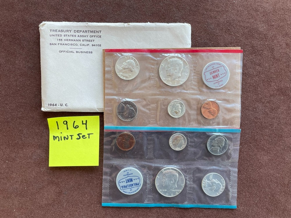 1964 US SILVER MINT SET ...COMPLETE