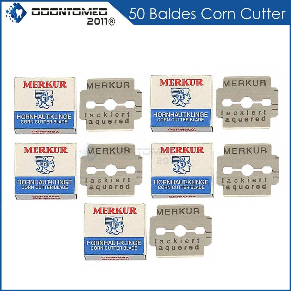 50 pcs Replacement Blade for Callous Corn Cutter Razor Double-Edged Salon Tools