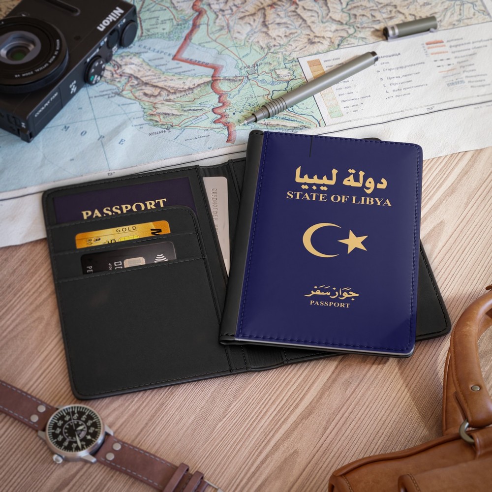 Libya Passport Cover Wallet