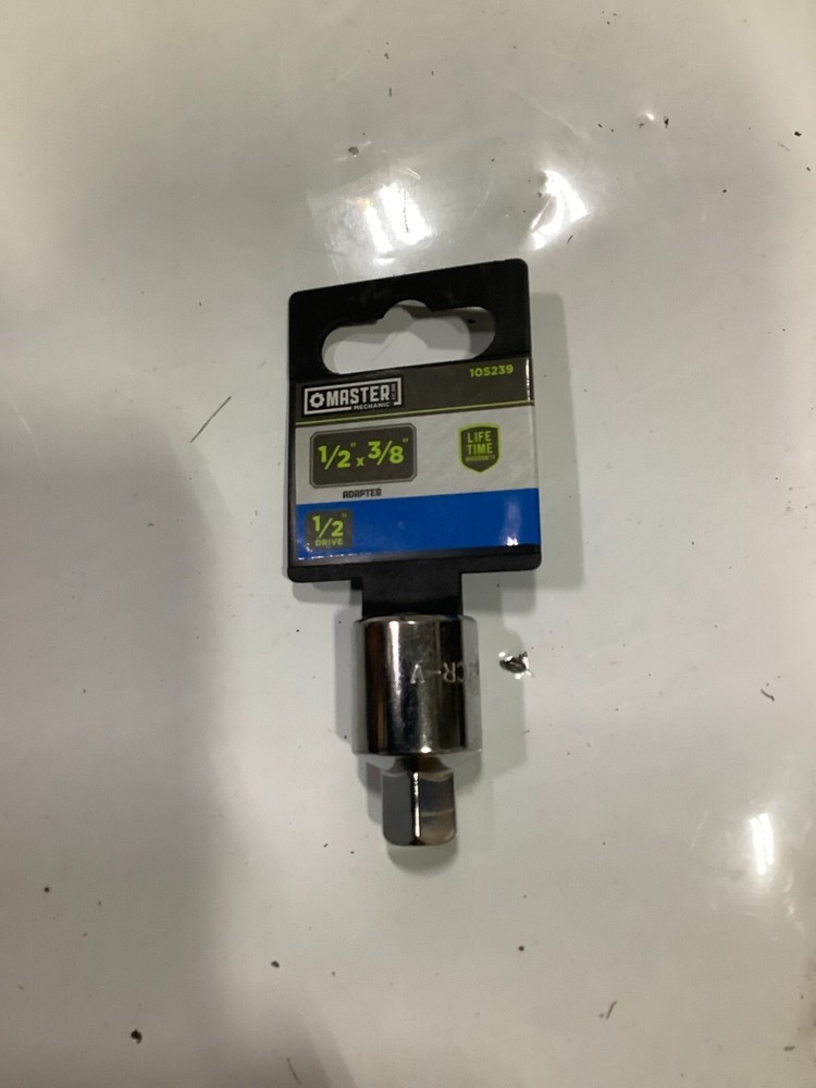 MASTER MECHANIC 1/2" TO 3/8" ADAPTER 1/2" DRIVE