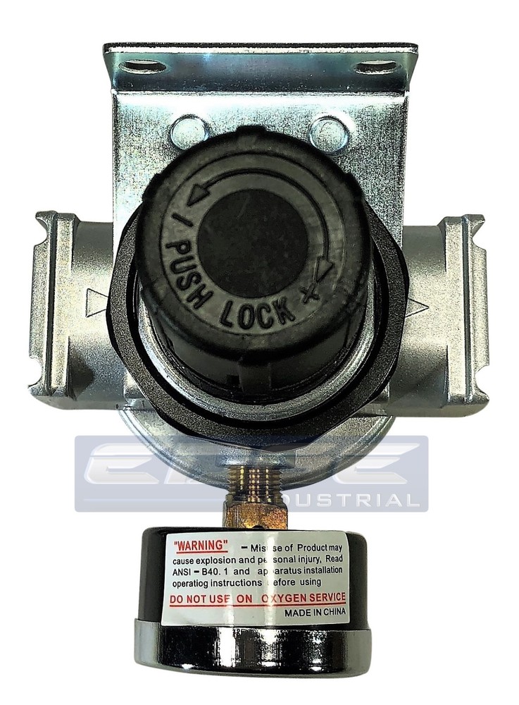 1/2" MID FLOW AIR IN LINE PRESSURE REGULATOR PNEUMATIC TOOLS, COMPRESSOR