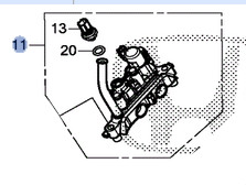 Genuine Honda Engine Variable Valve Timing (Vvt) Solenoid 15810-5J6-A01