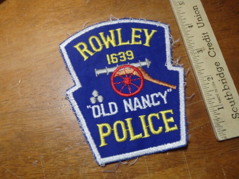 ROWLEY  MASSACHUSETTS VEST PATCH BX 25#12