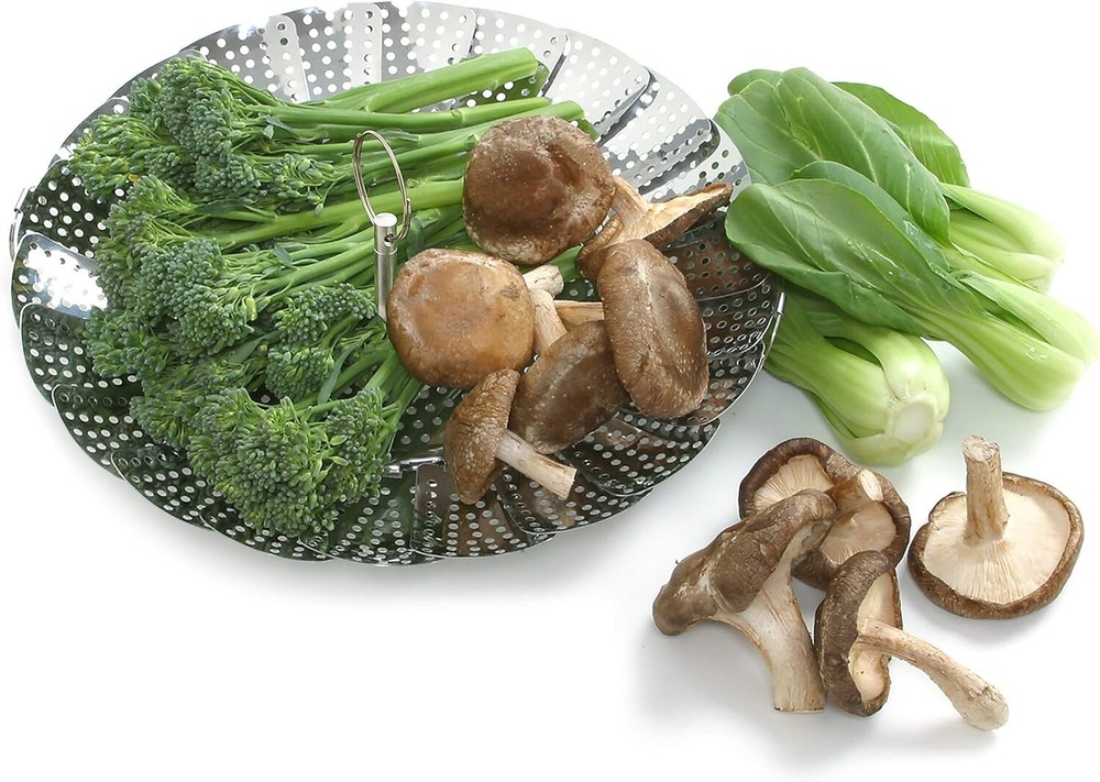 Norpro Stainless Steel Vegetable Steamer,Silver