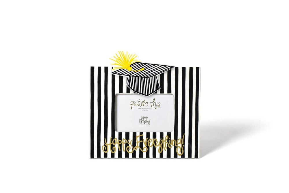 Happy Everything™ - Striped Graduation Cap Mini Attachment - MINI-GCAPSTR