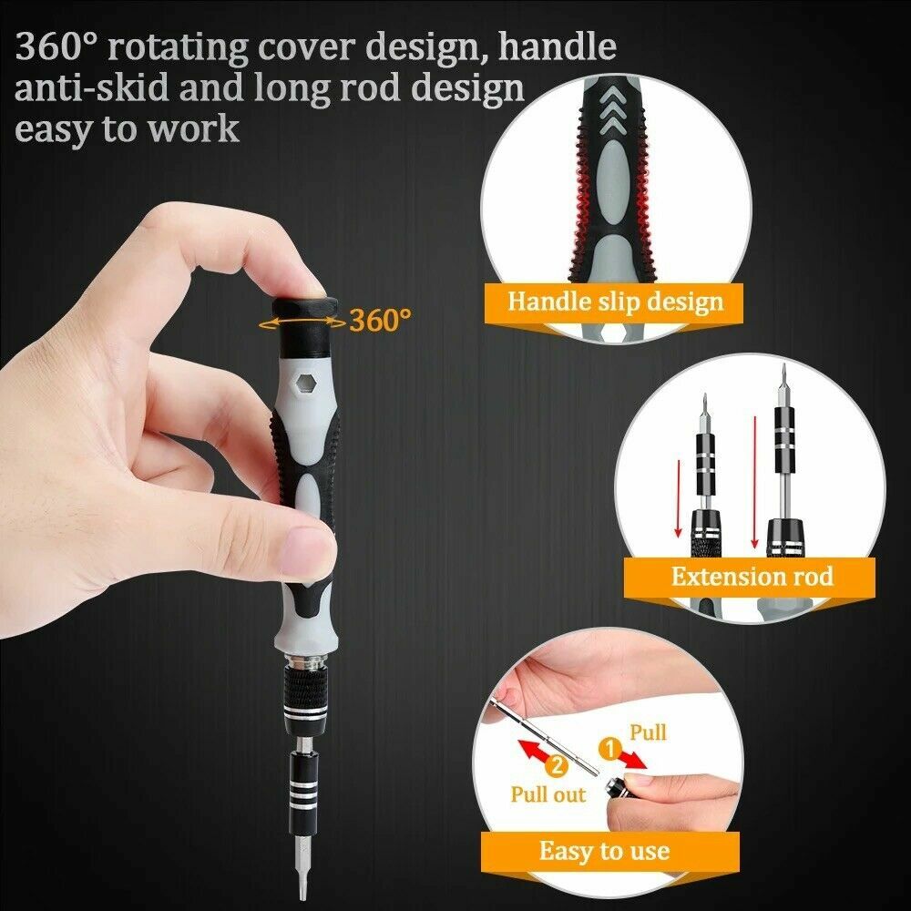 Macbook Hard Drive HDD SSD Repair Replacement Upgrade Tool Screwdriver Kit 117PC