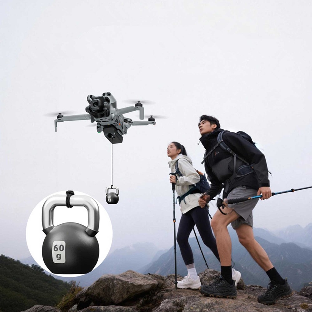 Light Sensitive Airdrop Device System for DJI Mini 5 Pro Drone Release Delivery