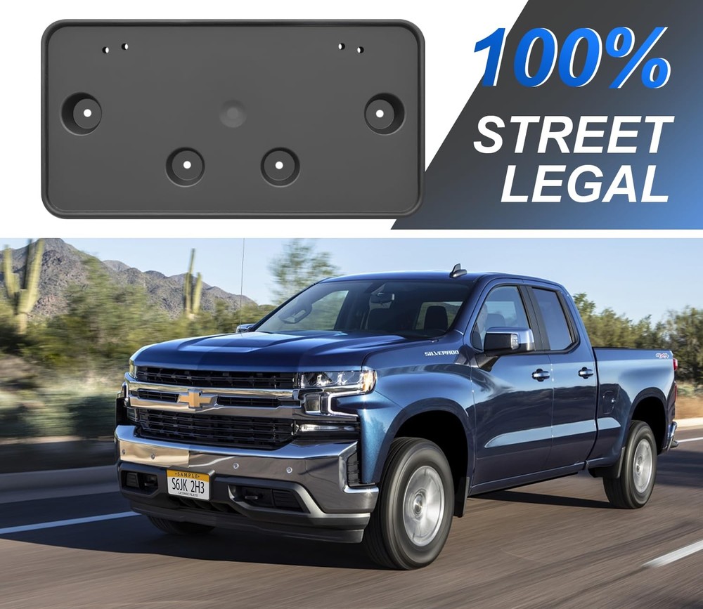 Chevy Silverado 1500 Front License Plate Frame 2019-2022 OE Replacement