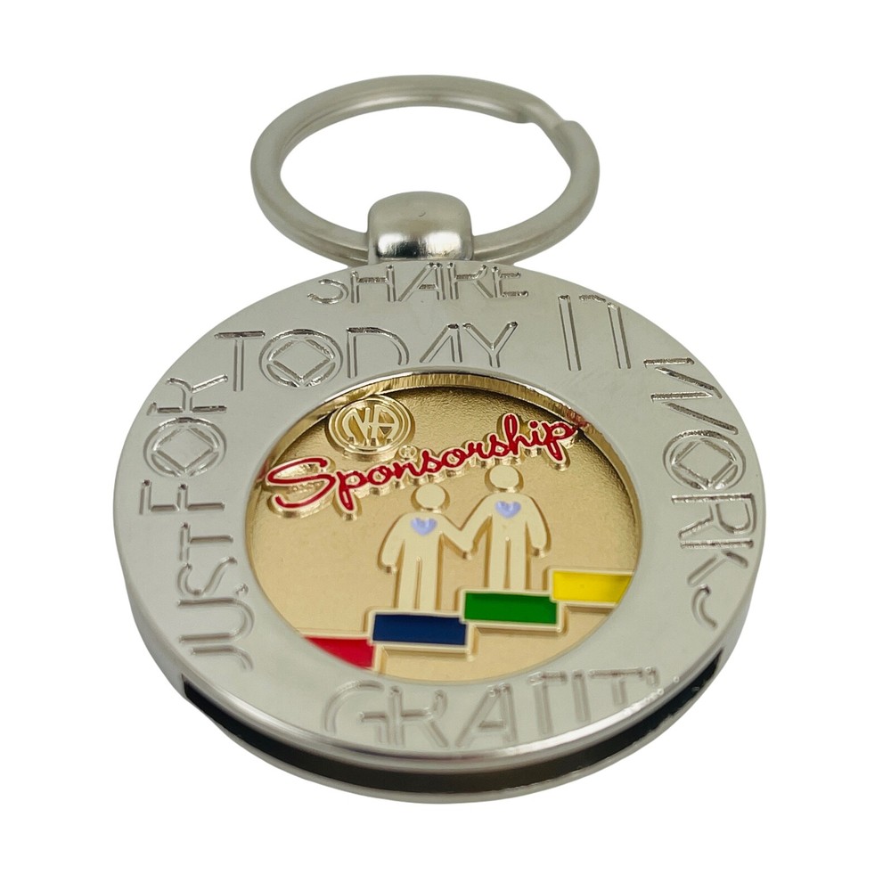 Narcotics Anonymous Sponsorship Medallion And Keychain Set NA