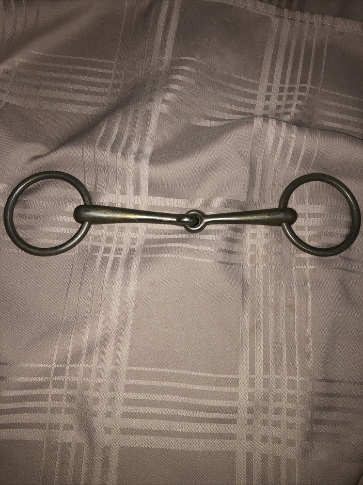 6” Steel Silver Star Snaffle Loose Ring 2.5”