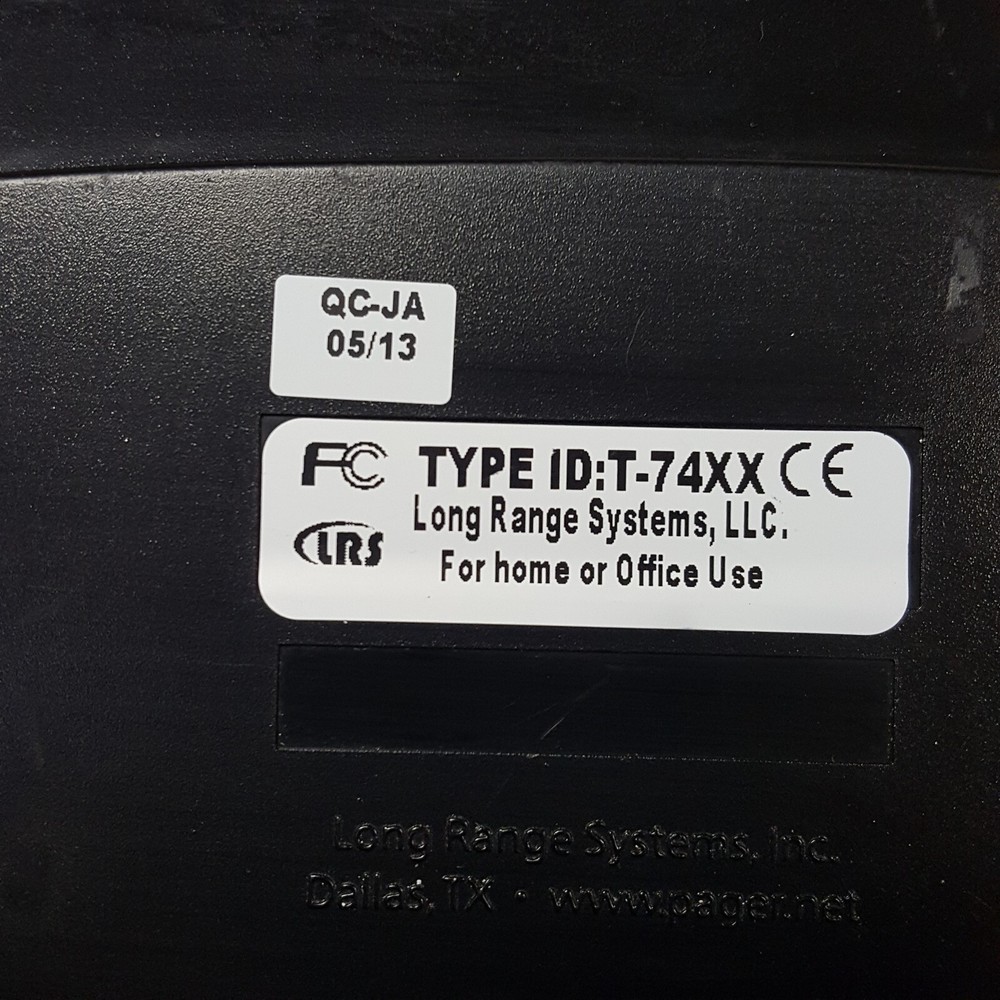 Long Range Systems LRS T74C232 - Powers On - No Power Cord - USED