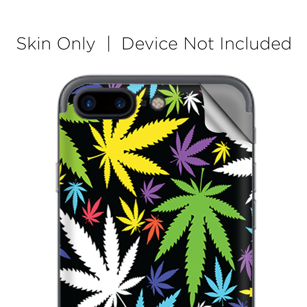 Apple iPhone 7 / 8 Plus Skins Decal Wrap Colorful Weed Leaves Leaf