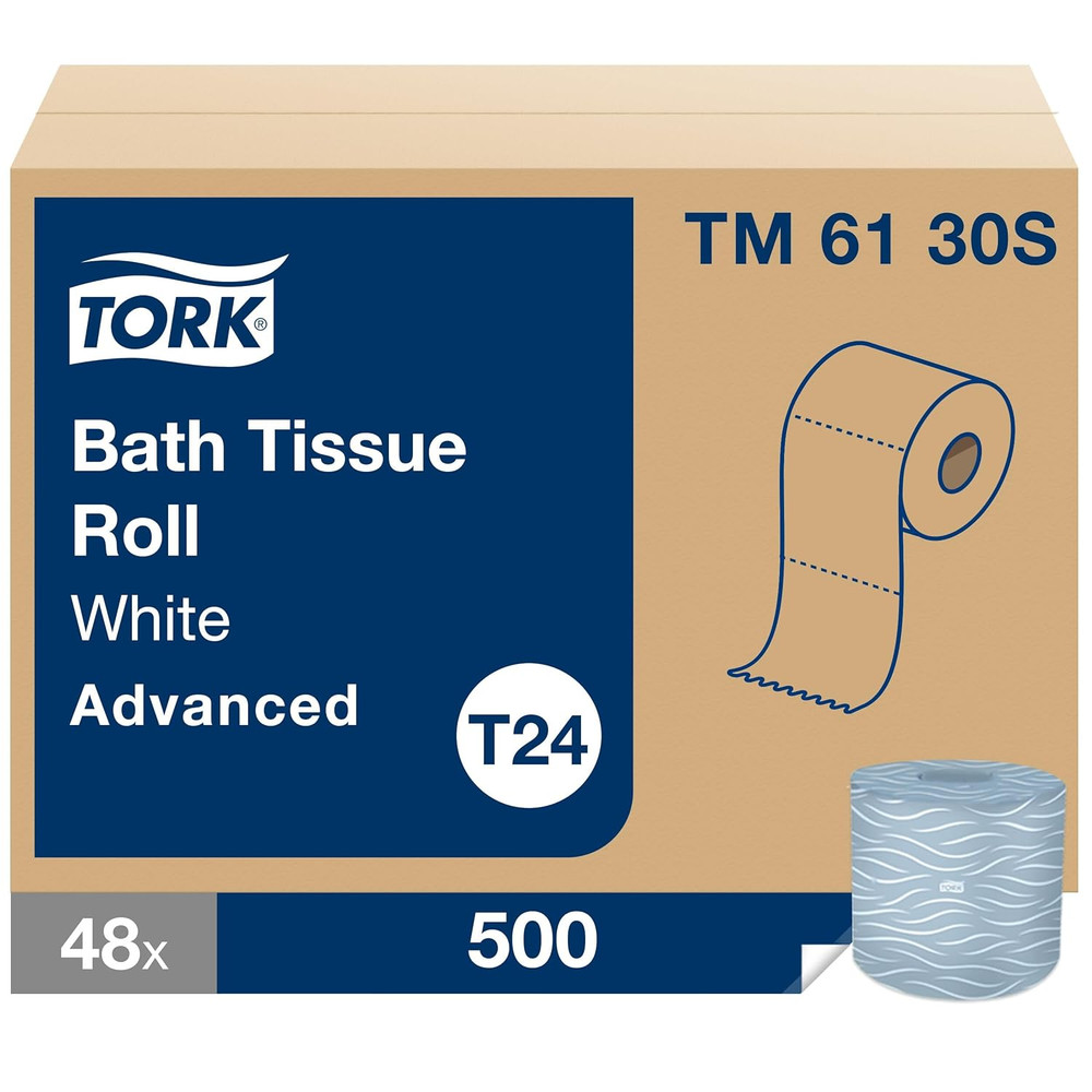 Bath Tissue Roll Advanced 2-Ply, Biodegradable 4X3.75", 500 Sheets/Roll, 48 Roll