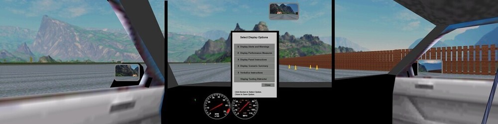 Pro Driving Simulator Software for Training and Testing - 3 Monitor